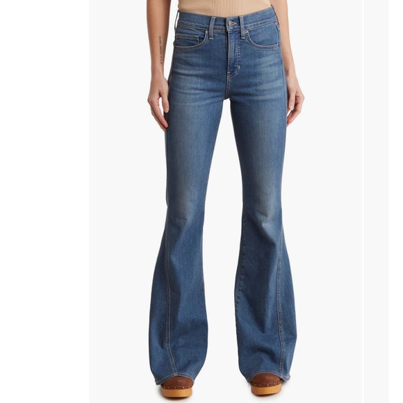 Veronica Beard Denim - Veronica Beard Sheridan Exaggerated Flare High Rise Jeans Size 27 NWT
